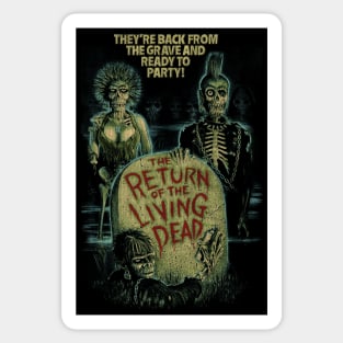 Return of the living dead, tarman, zombies Sticker